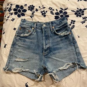 AGOLDE Dee Ultra High-Rise Close Fit Shorts